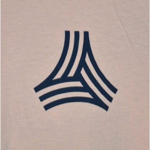 Adidas Tango T-Shirt Men's L Peach 100% Cotton Athletic Tee Soccer Sportswear - Picture 4 of 9